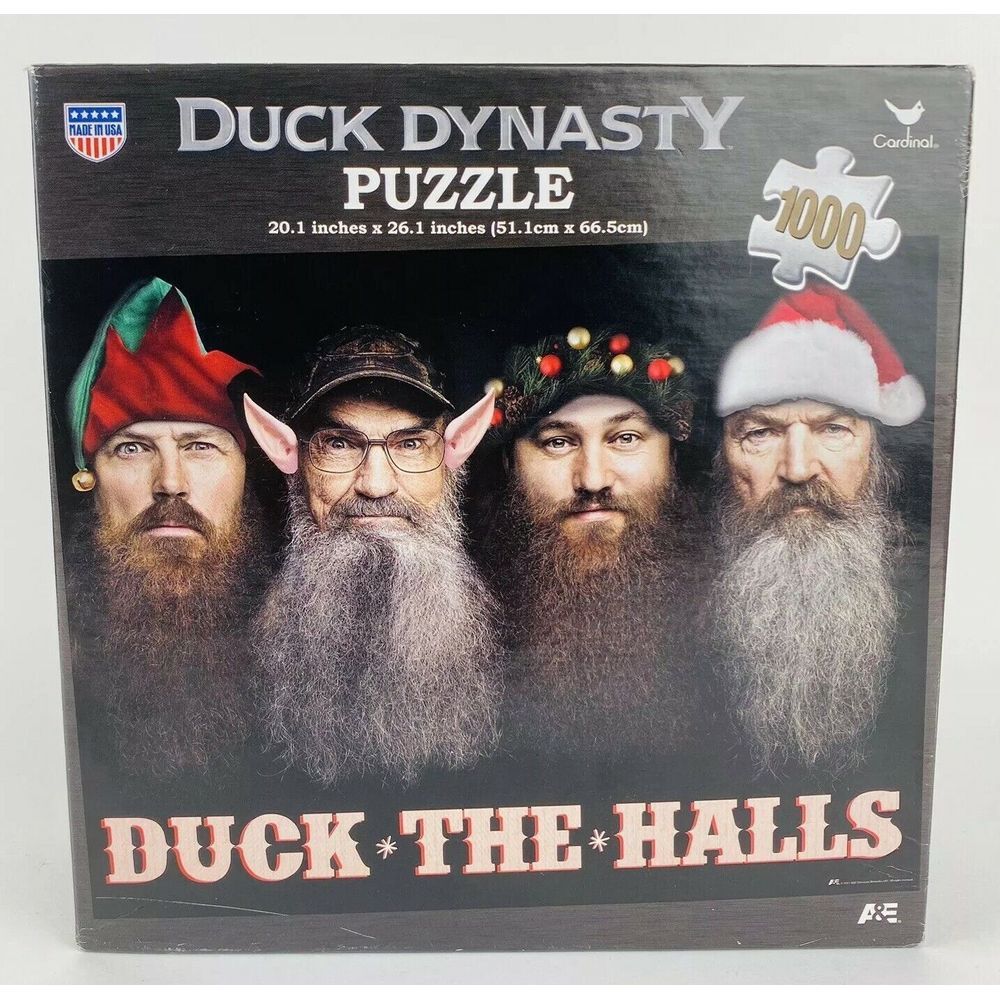 1000 Piece‎ Jigsaw Puzzle Duck Dynasty Christmas Duck the Halls Sealed New 20x26
